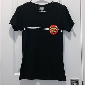 Black Santa Cruz Tee